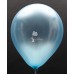 Light Blue Metallic Plain Balloon